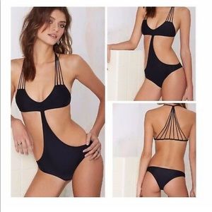 MIKOH SWIM Black Monokini